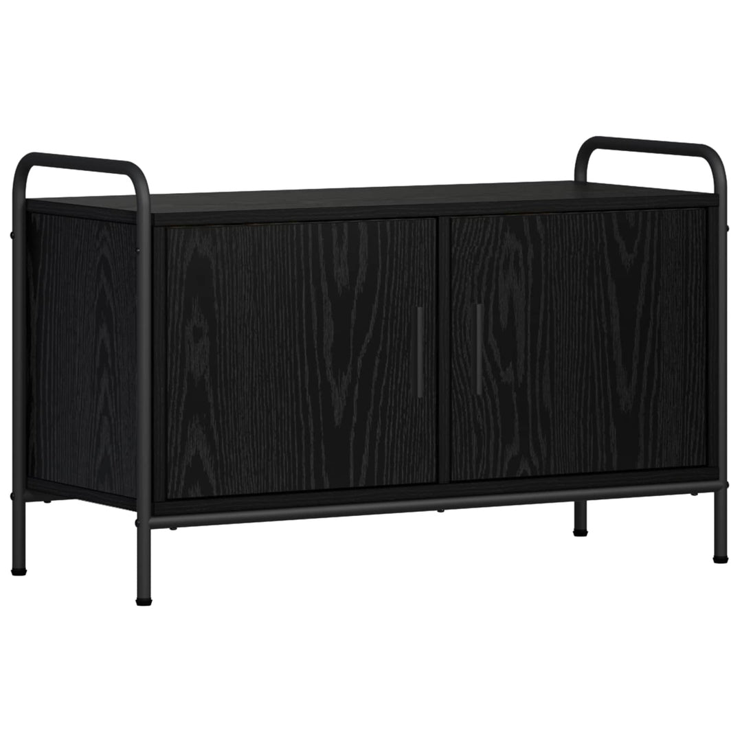 TV-skab 79,5 x 33 x 50 cm Sort eg Konstrueret træ