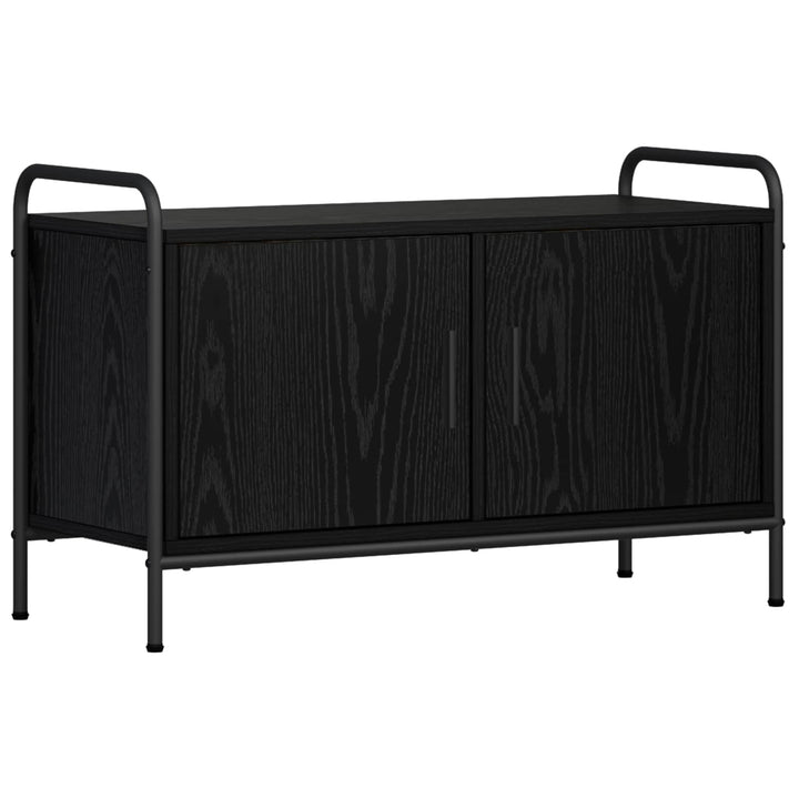 TV-skab 79,5 x 33 x 50 cm Sort eg Konstrueret træ