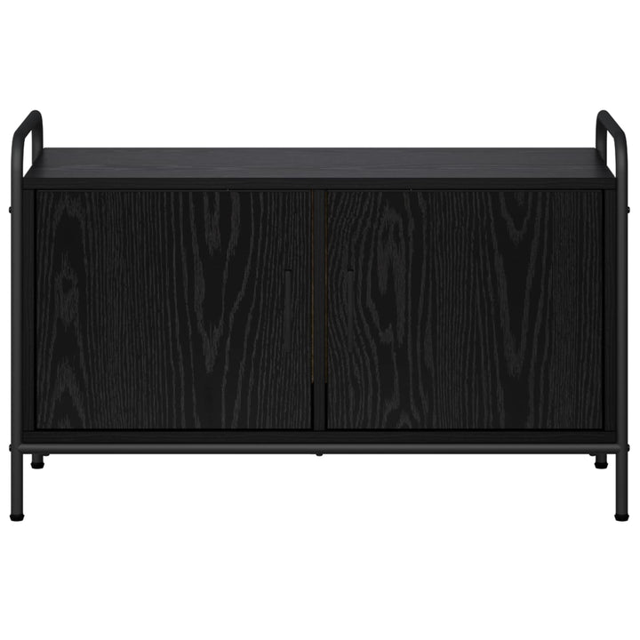 TV-skab 79,5 x 33 x 50 cm Sort eg Konstrueret træ