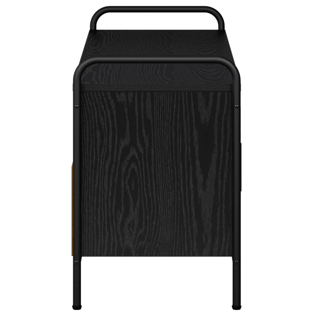 TV-skab 79,5 x 33 x 50 cm Sort eg Konstrueret træ
