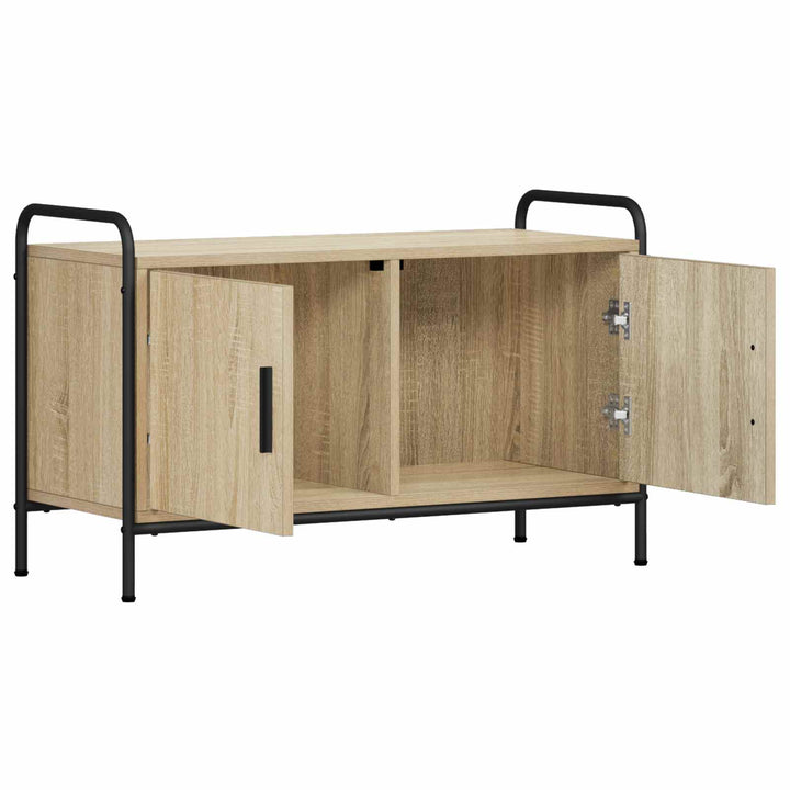 TV-skab 79,5 x 33 x 50 cm Sonoma-eg Konstrueret træ