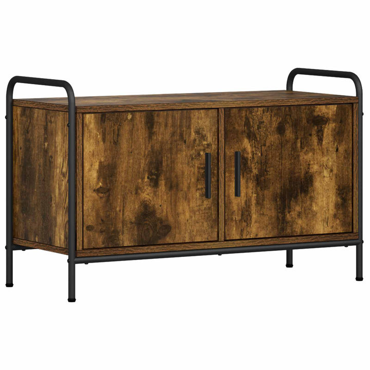 TV-skab 79,5 x 33 x 50 cm Røget eg Konstrueret træ