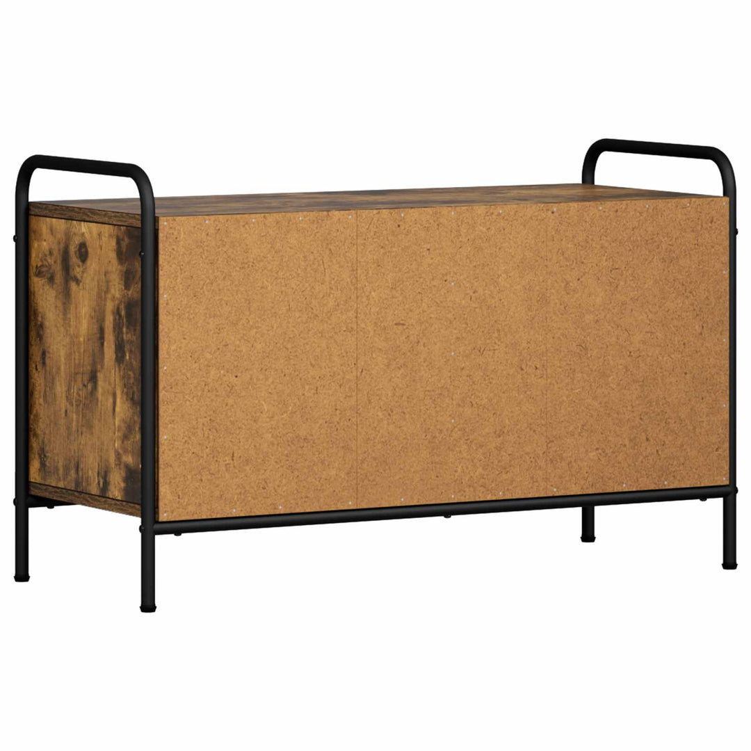 TV-skab 79,5 x 33 x 50 cm Røget eg Konstrueret træ