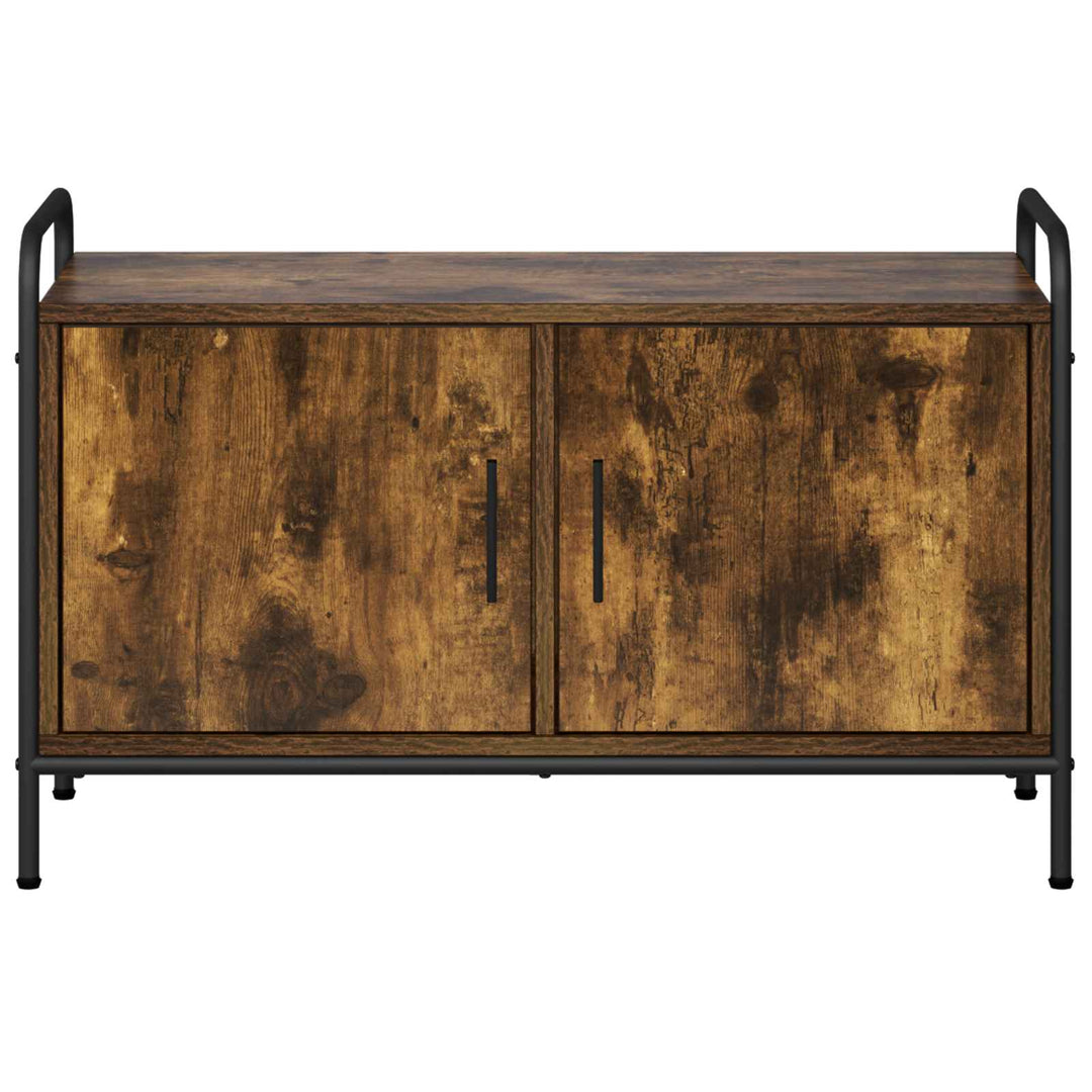 TV-skab 79,5 x 33 x 50 cm Røget eg Konstrueret træ