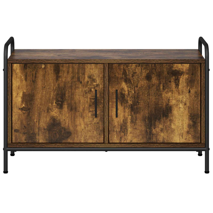 TV-skab 79,5 x 33 x 50 cm Røget eg Konstrueret træ