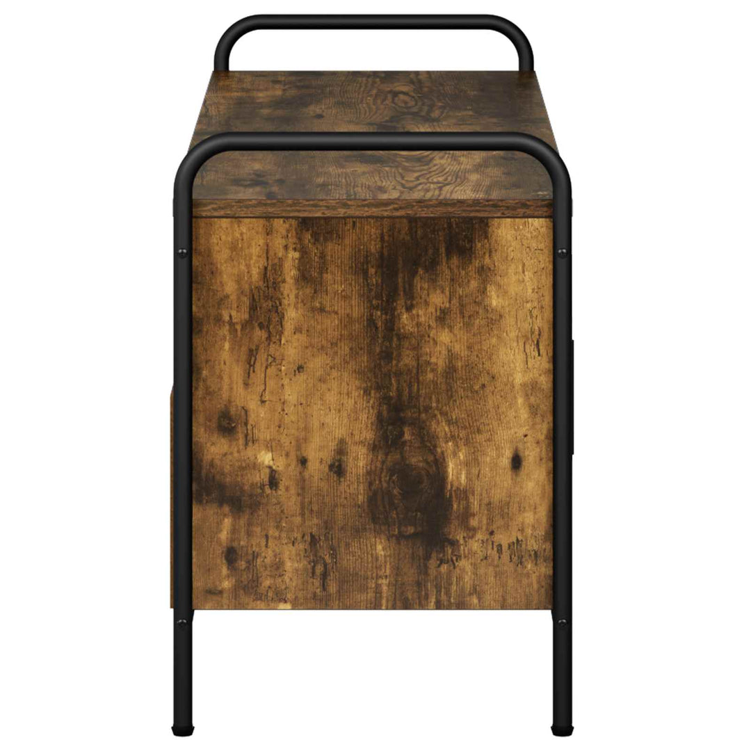 TV-skab 79,5 x 33 x 50 cm Røget eg Konstrueret træ