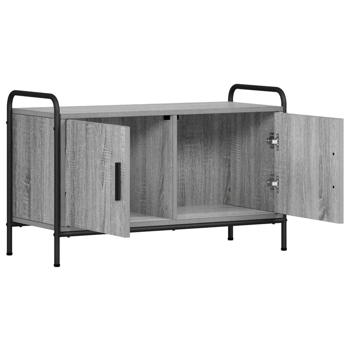 TV-skab 79,5 x 33 x 50 cm Grå Sonoma Konstrueret træ