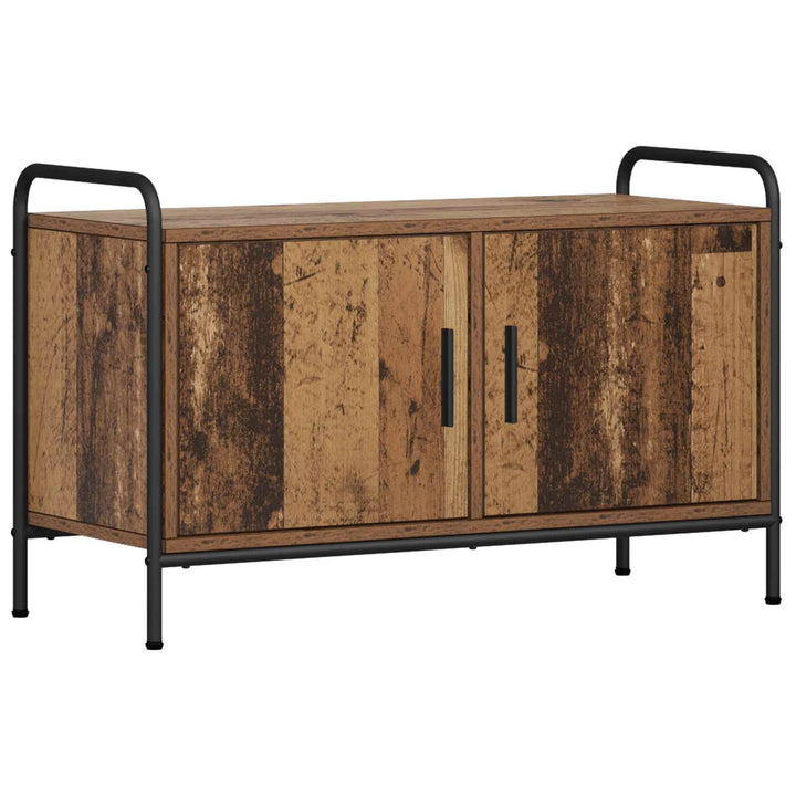 TV-skab 79,5 x 33 x 50 cm Gammelt træ Konstrueret træ