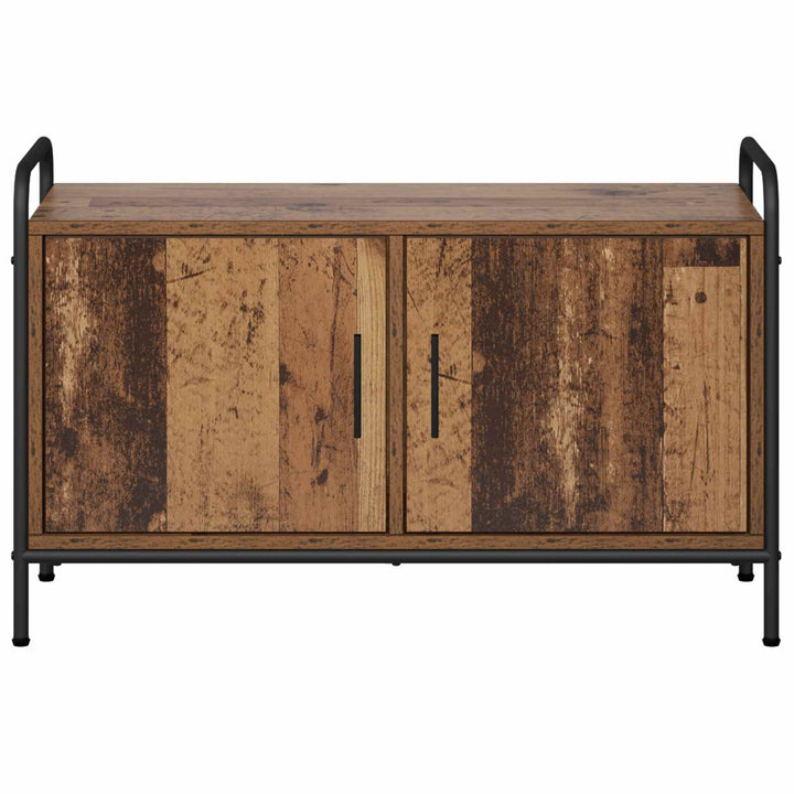 TV-skab 79,5 x 33 x 50 cm Gammelt træ Konstrueret træ