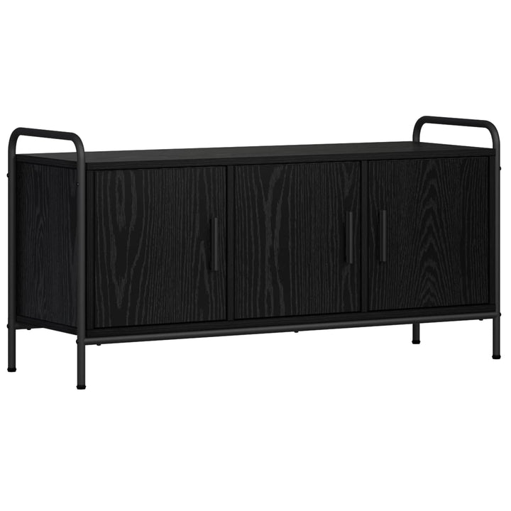 TV-skab 79,5 x 33 x 50 cm Sort eg Konstrueret træ