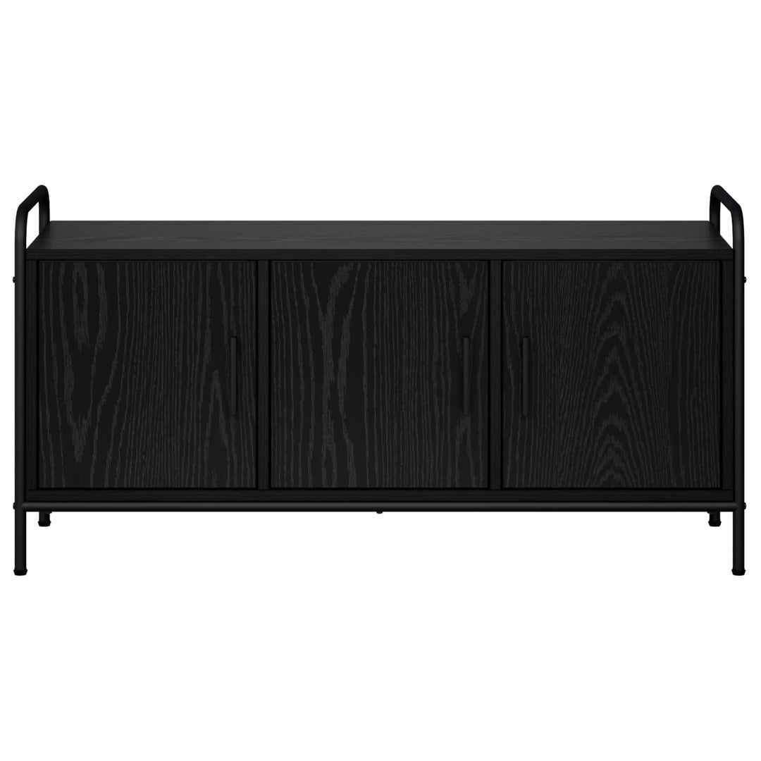 TV-skab 79,5 x 33 x 50 cm Sort eg Konstrueret træ