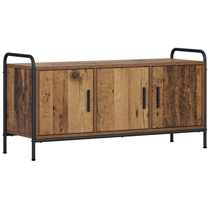 TV-skab 79,5 x 33 x 50 cm Gammelt træ Konstrueret træ