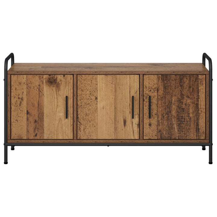 TV-skab 79,5 x 33 x 50 cm Gammelt træ Konstrueret træ