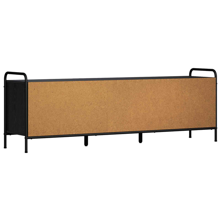 TV-skab 146 x 33 x 50 cm Sort eg Konstrueret træ