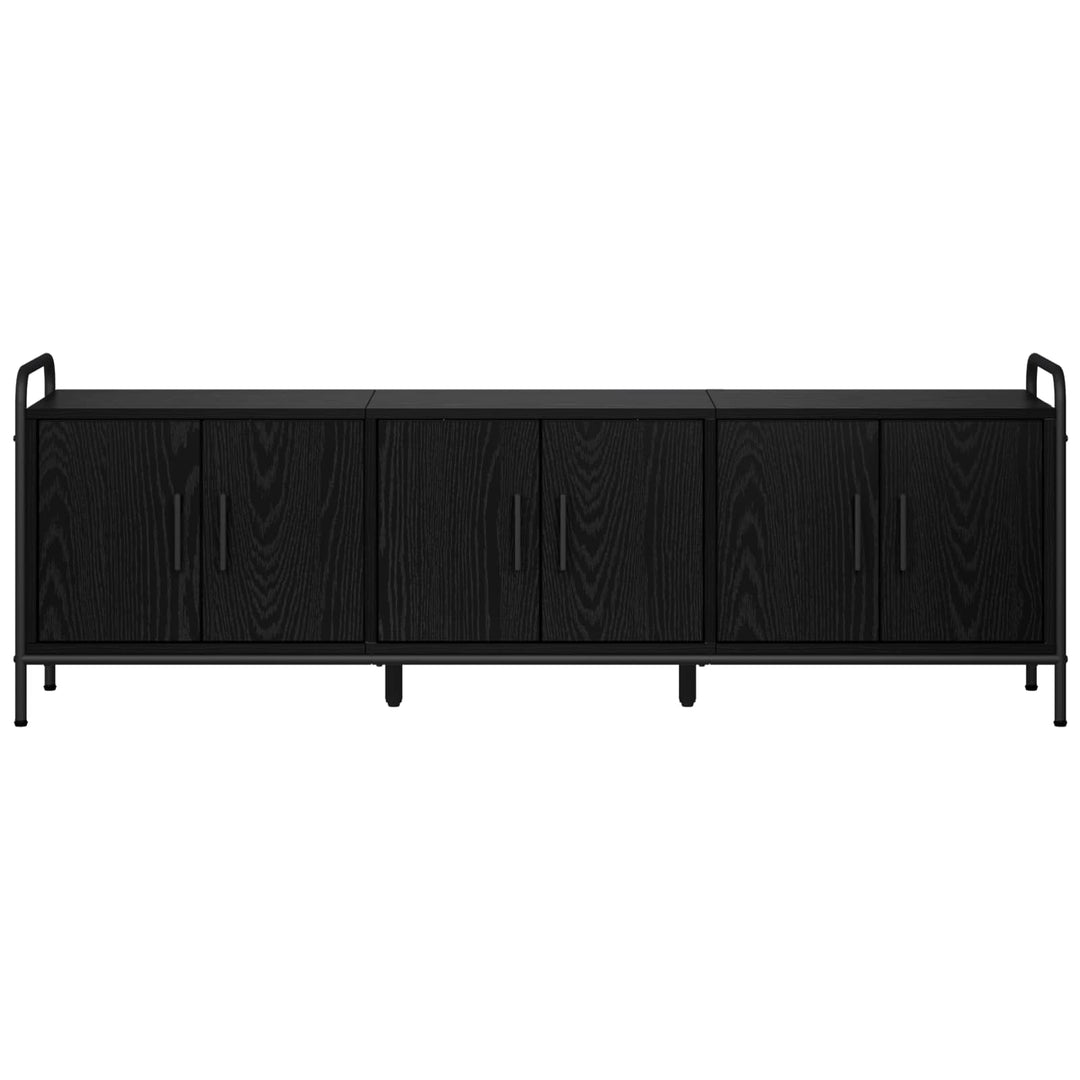 TV-skab 146 x 33 x 50 cm Sort eg Konstrueret træ