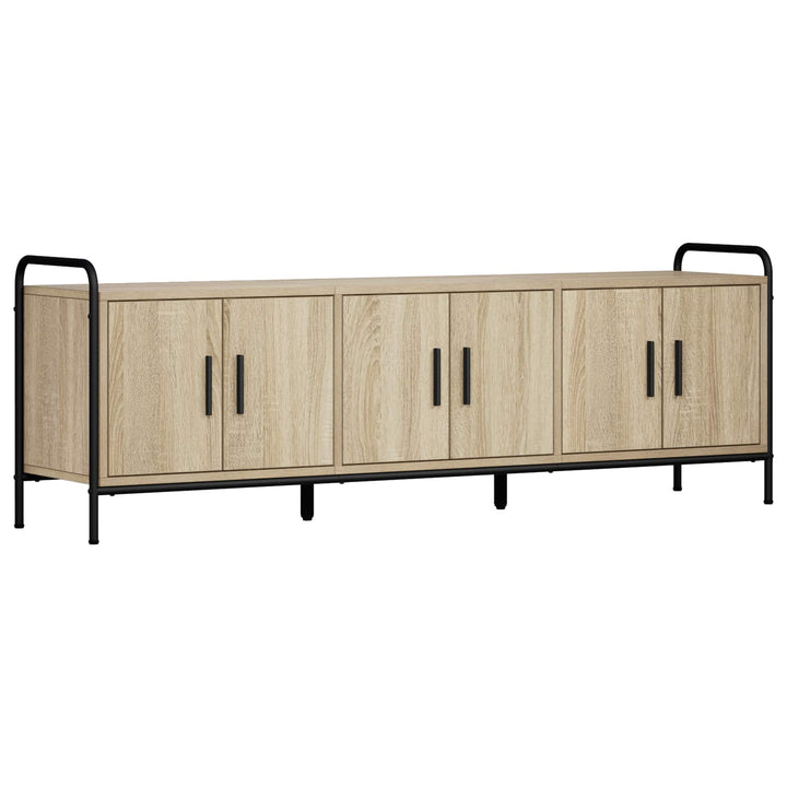TV-skab 146 x 33 x 50 cm Sonoma-eg Konstrueret træ
