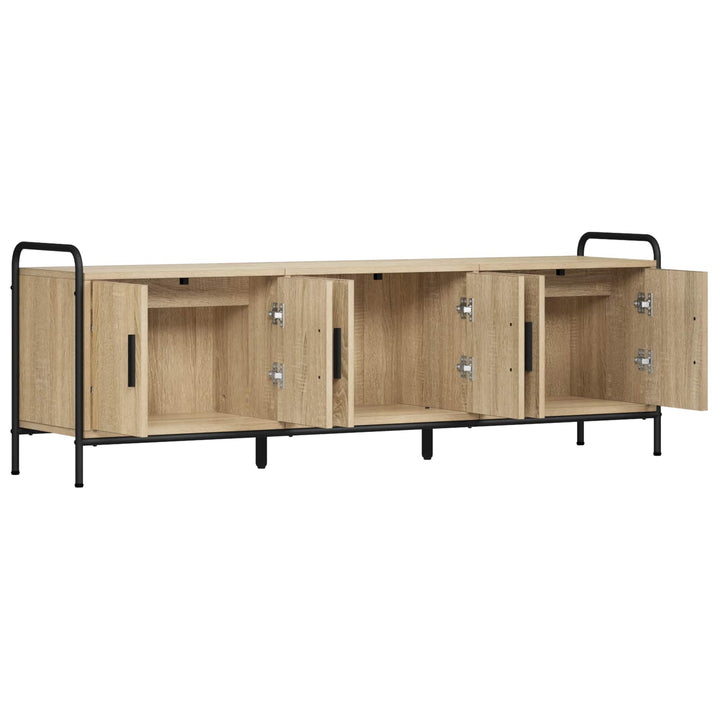 TV-skab 146 x 33 x 50 cm Sonoma-eg Konstrueret træ