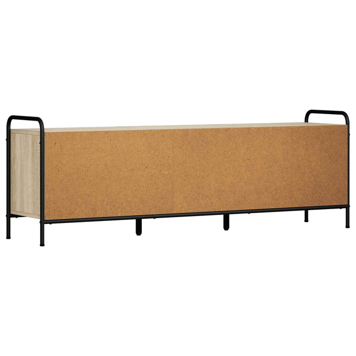 TV-skab 146 x 33 x 50 cm Sonoma-eg Konstrueret træ