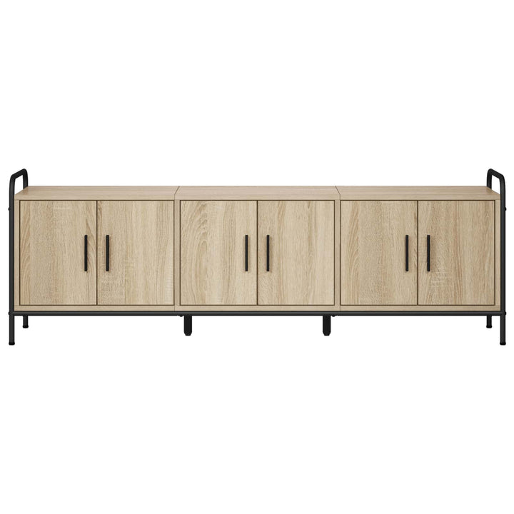 TV-skab 146 x 33 x 50 cm Sonoma-eg Konstrueret træ