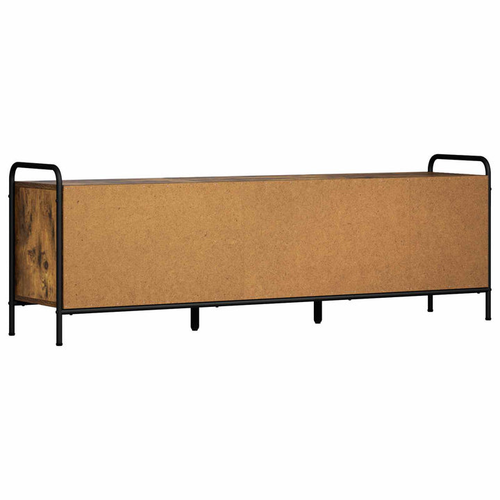 TV-skab 146 x 33 x 50 cm Røget eg Konstrueret træ