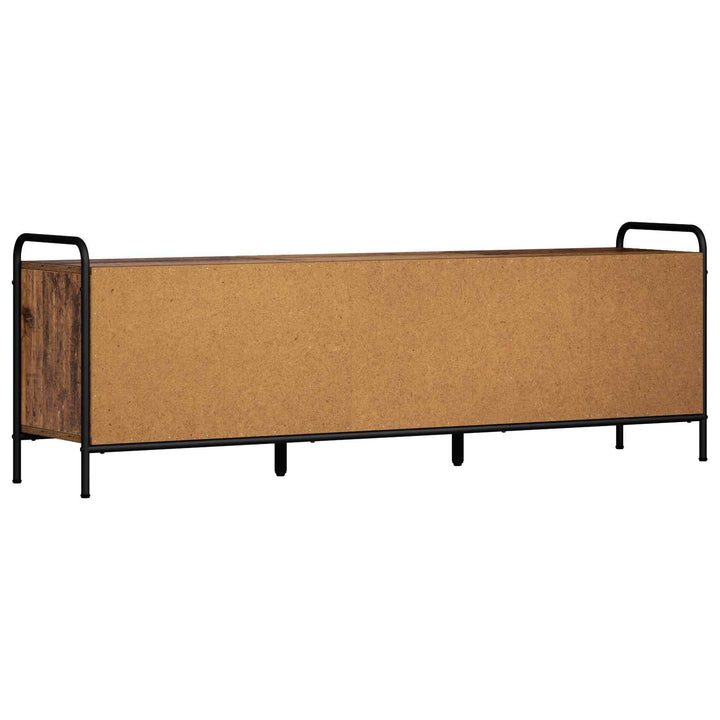 TV-skab 146 x 33 x 50 cm Gammelt træ Konstrueret træ