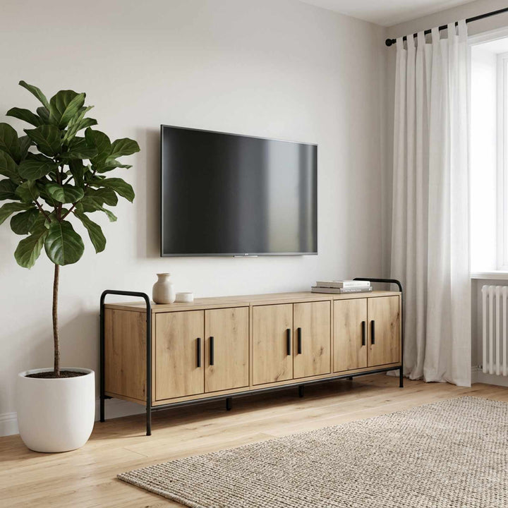 TV-skab 146 x 33 x 50 cm Artisan-eg Konstrueret træ