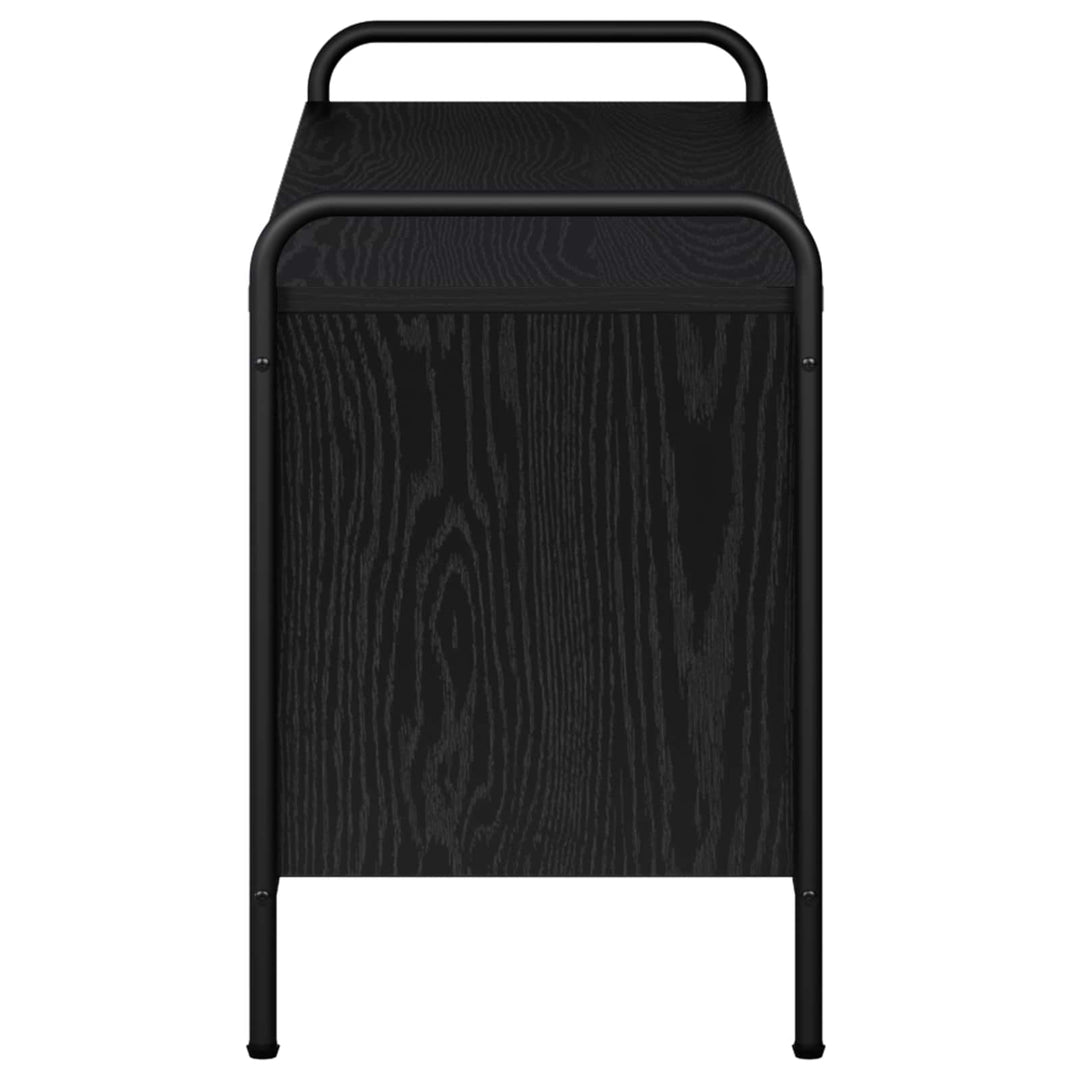 TV-skab 140 x 39,5 x 50 cm Sort eg Konstrueret træ
