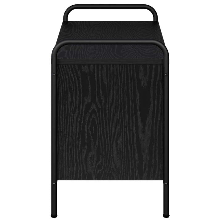 TV-skab 140 x 39,5 x 50 cm Sort eg Konstrueret træ