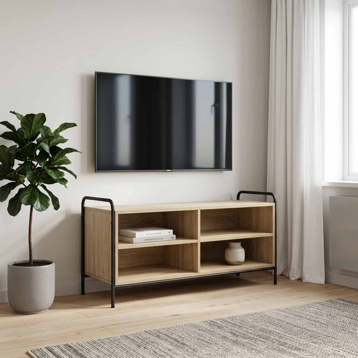 TV-skab 140 x 39,5 x 50 cm Sonoma-eg Konstrueret træ