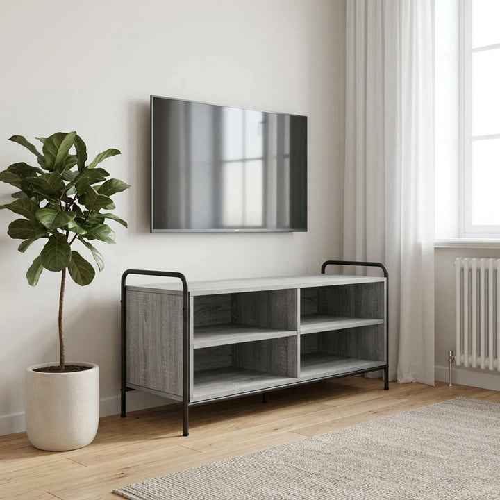 TV-skab 140 x 39,5 x 50 cm Grå Sonoma Konstrueret træ