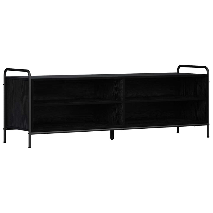 TV-skab 140 x 39,5 x 50 cm Sort eg Konstrueret træ