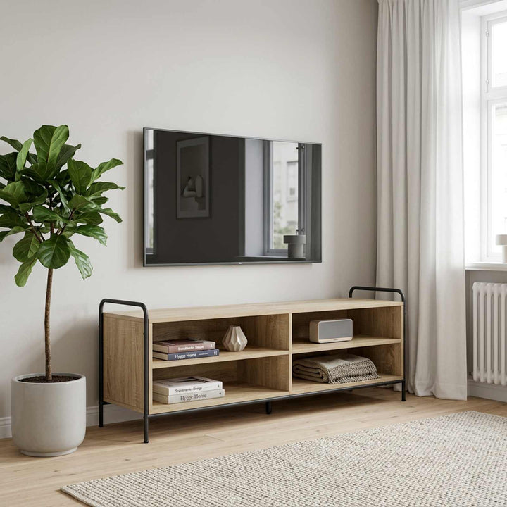 TV-skab 140 x 39,5 x 50 cm Sonoma-eg Konstrueret træ