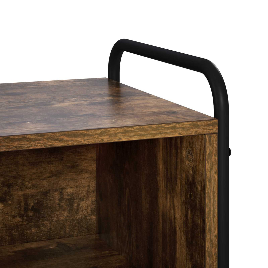 TV-skab 140 x 39,5 x 50 cm Røget eg Konstrueret træ