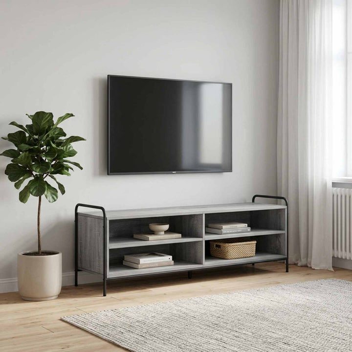 TV-skab 140 x 39,5 x 50 cm Grå Sonoma Konstrueret træ