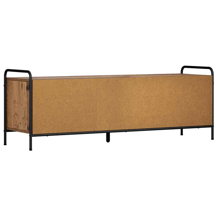 TV-skab 140 x 39,5 x 50 cm Gammelt træ Konstrueret træ