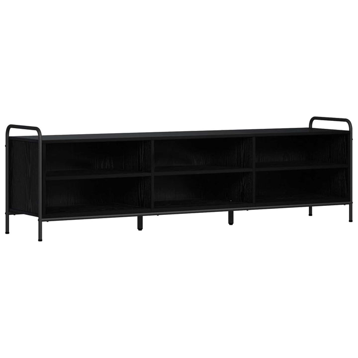 TV-skab 140 x 39,5 x 50 cm Sort eg Konstrueret træ