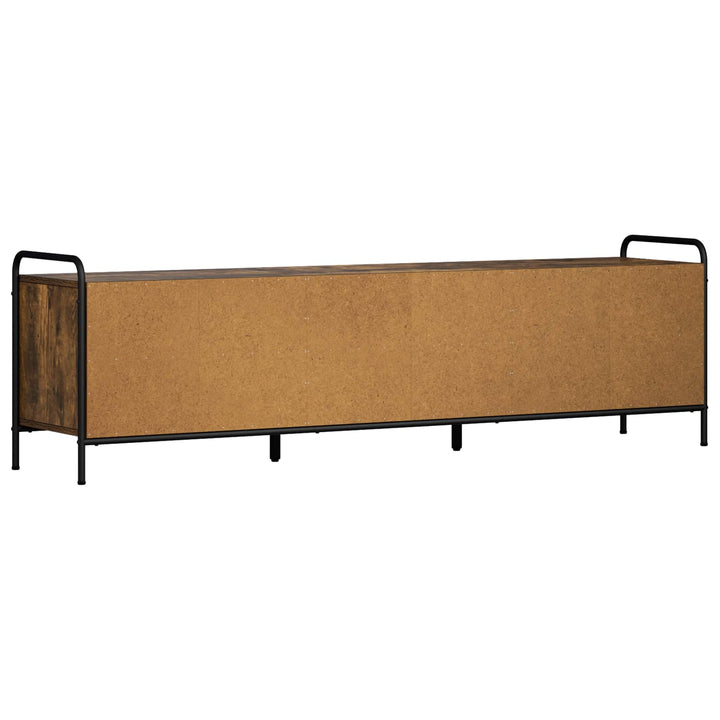 TV-skab 140 x 39,5 x 50 cm Røget eg Konstrueret træ