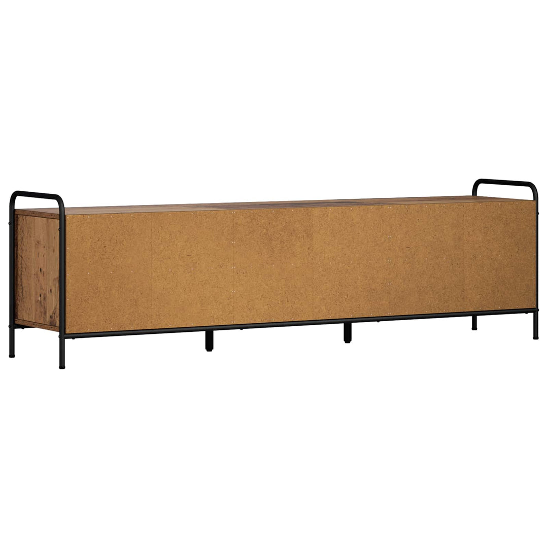 TV-skab 140 x 39,5 x 50 cm Gammelt træ Konstrueret træ
