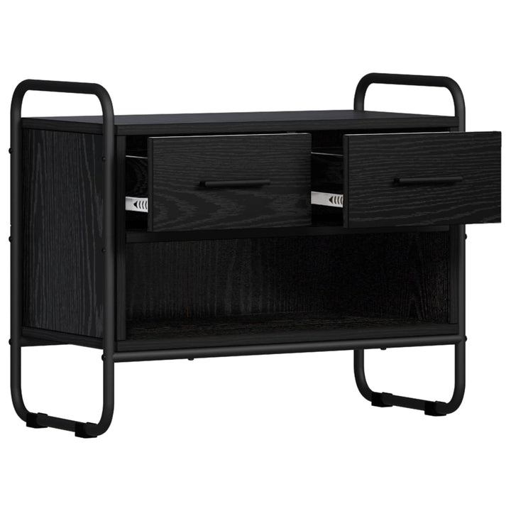 TV-skab 60 x 30 x 50 cm Sort eg Konstrueret træ