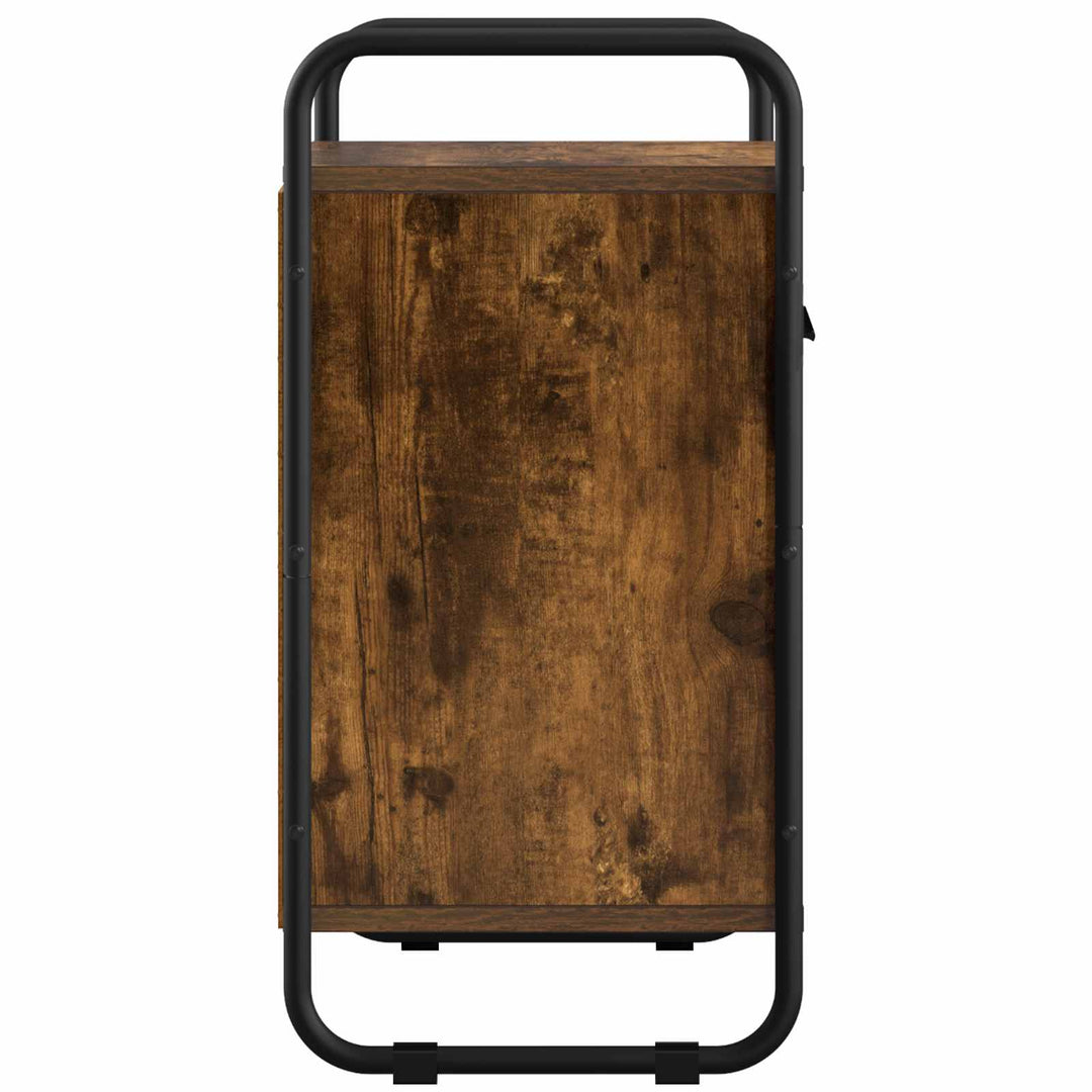TV-skab 60 x 30 x 50 cm Røget eg Konstrueret træ