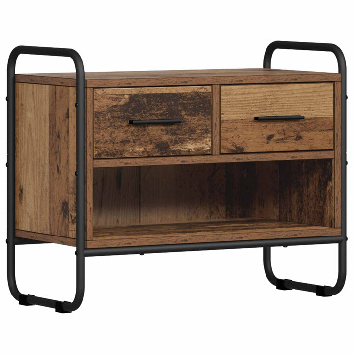TV-skab 60 x 30 x 50 cm Gammelt træ Konstrueret træ
