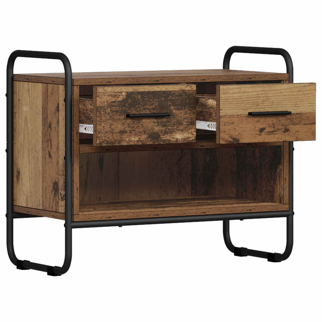 TV-skab 60 x 30 x 50 cm Gammelt træ Konstrueret træ