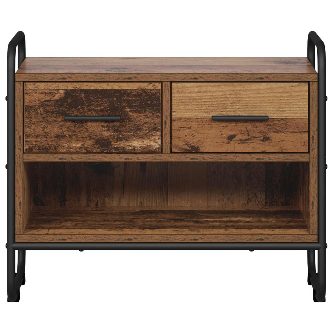 TV-skab 60 x 30 x 50 cm Gammelt træ Konstrueret træ
