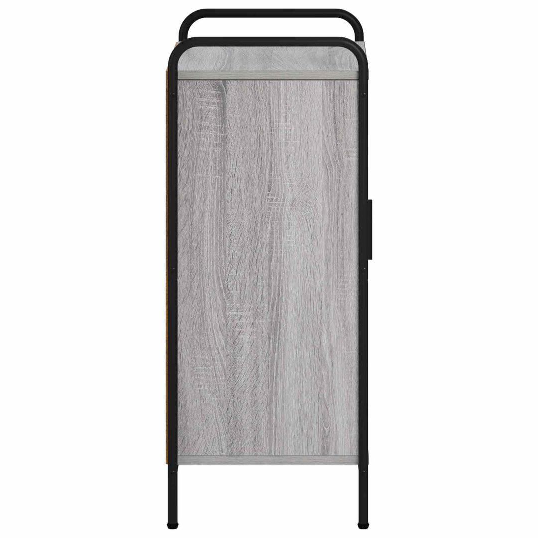 Sideboard Grå Sonoma 97 x 33 x 81 cm Konstrueret træ