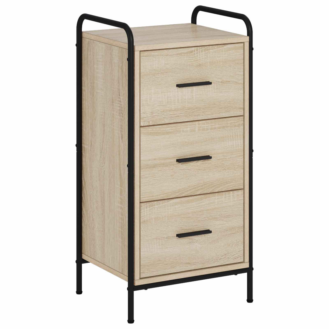 Sideboard Sonoma-eg 97 x 33 x 81 cm Konstrueret træ
