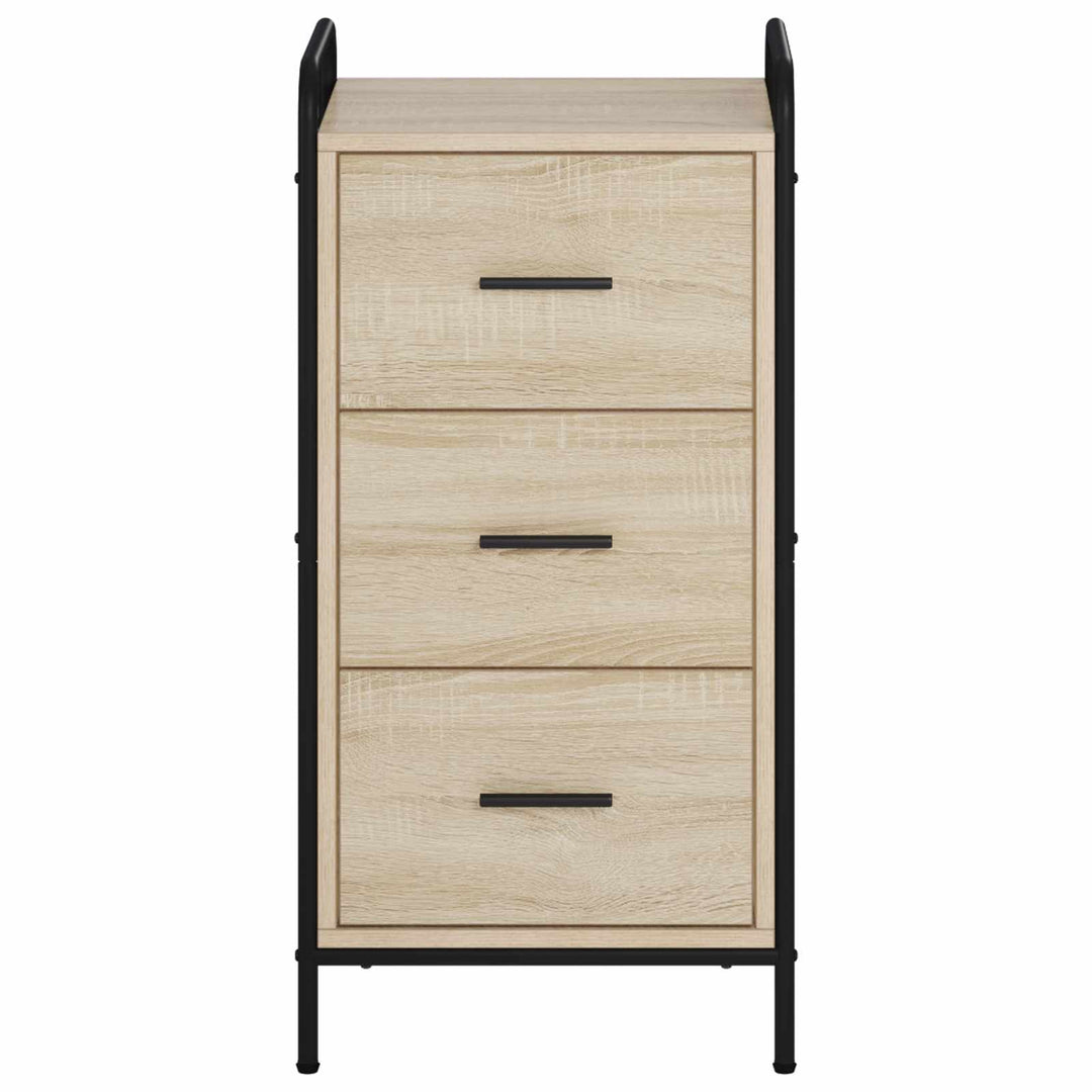 Sideboard Sonoma-eg 97 x 33 x 81 cm Konstrueret træ