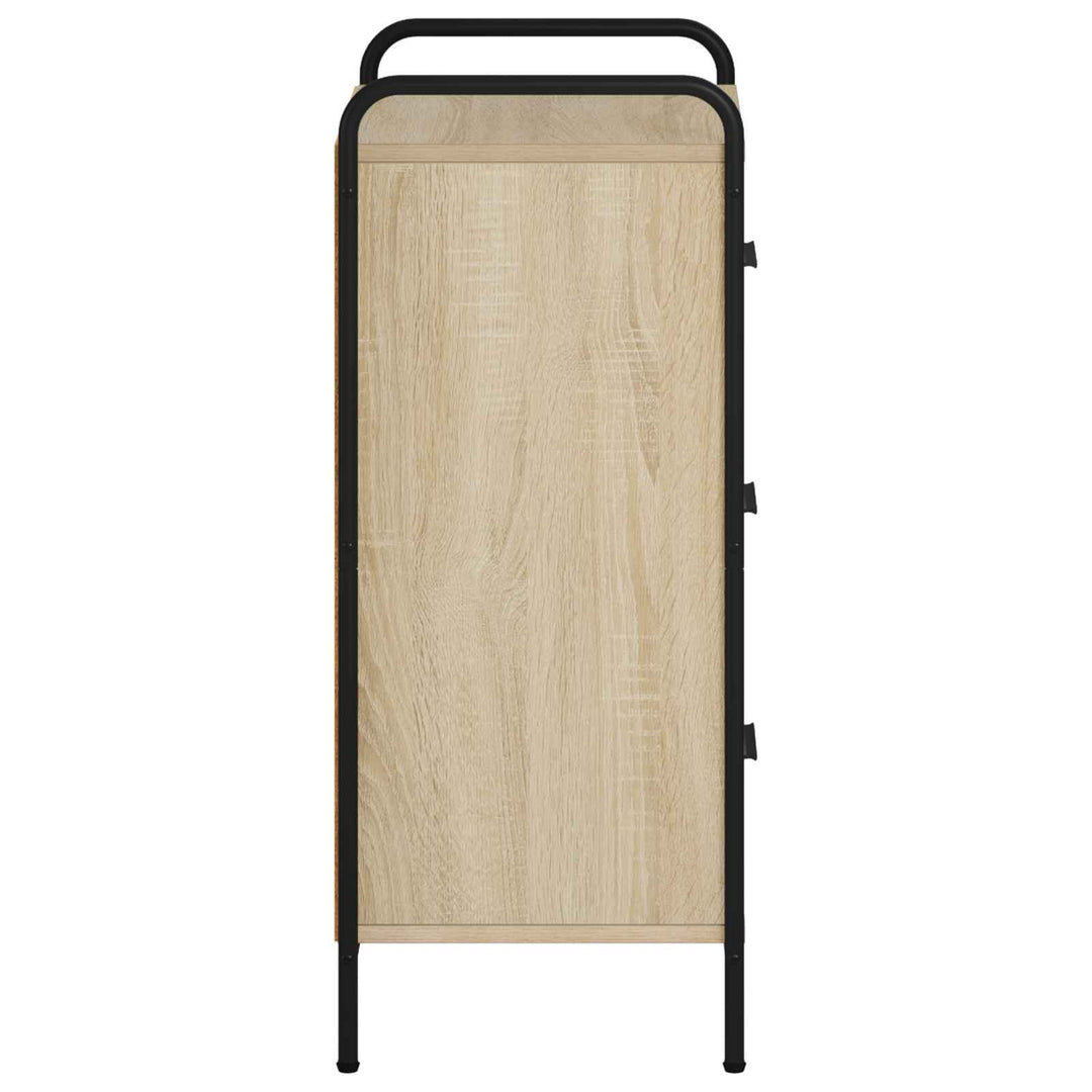 Sideboard Sonoma-eg 97 x 33 x 81 cm Konstrueret træ
