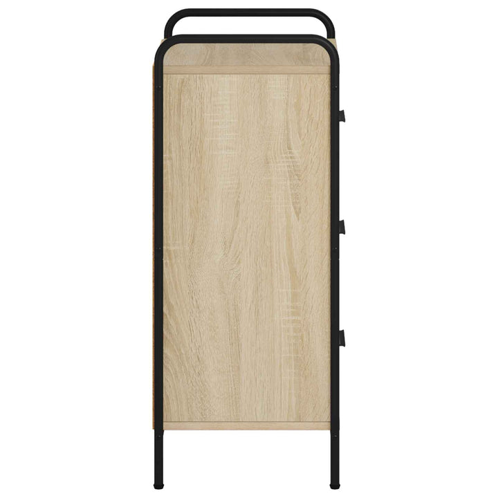 Sideboard Sonoma-eg 97 x 33 x 81 cm Konstrueret træ