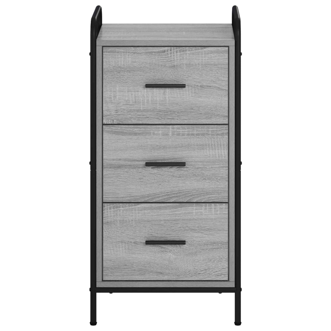 Sideboard Grå Sonoma 97 x 33 x 81 cm Konstrueret træ