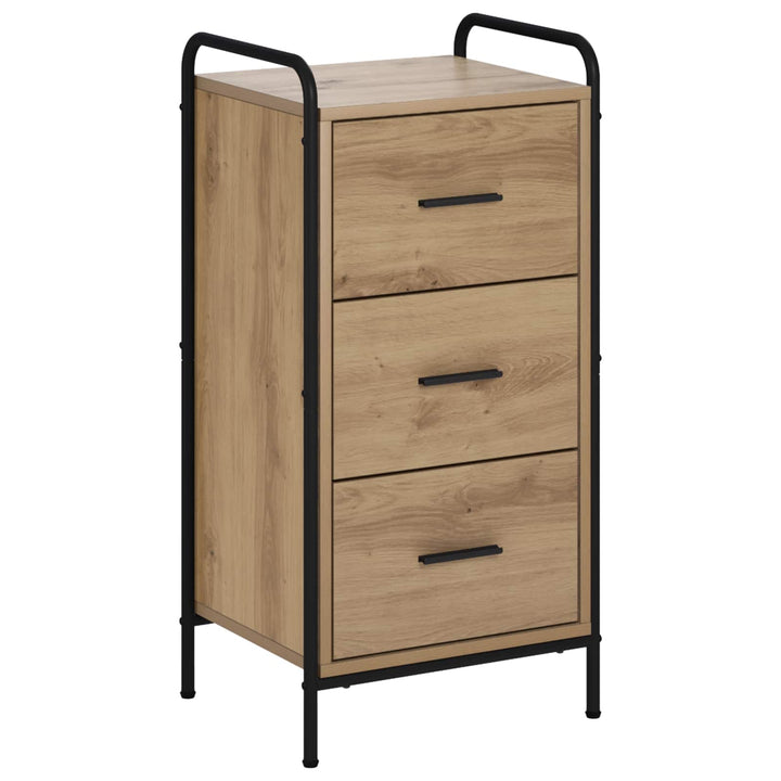 Sideboard Artisan-eg 97 x 33 x 81 cm Konstrueret træ